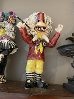 Keramikfigur Waggis bunt bemalt handgefertigt guter Zustand