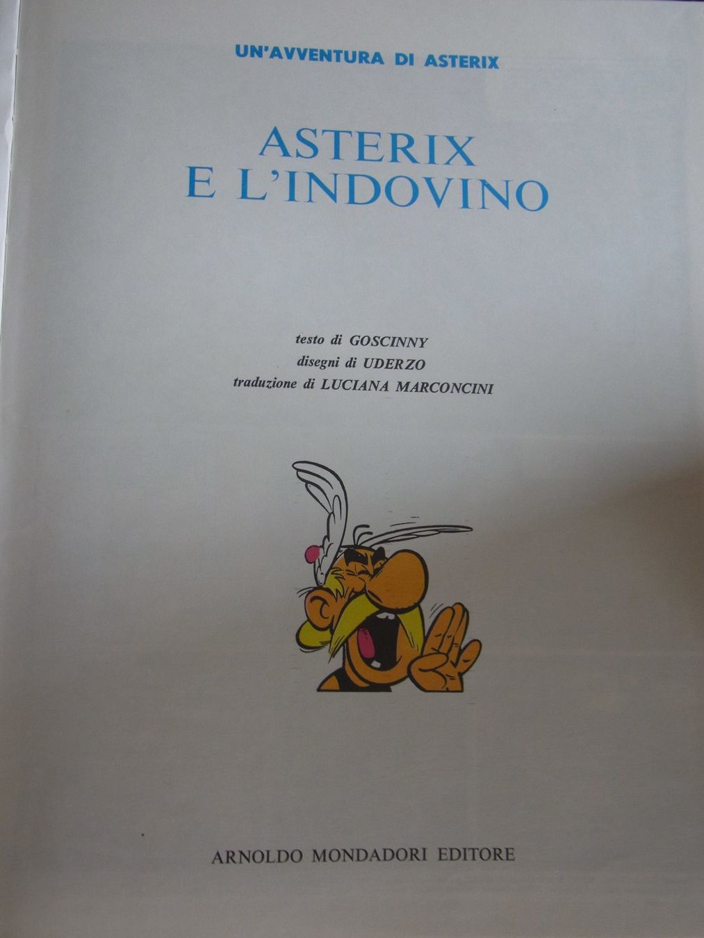 Fumetti: Asterix e l'Indovino  Comic Band Italienisch – Nuovo (secondo la descrizione) da Ennenda venduto da Lotus34 1