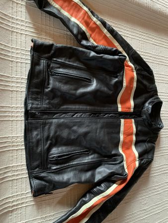 Lederjacke, Chopperstyle, Gr. L