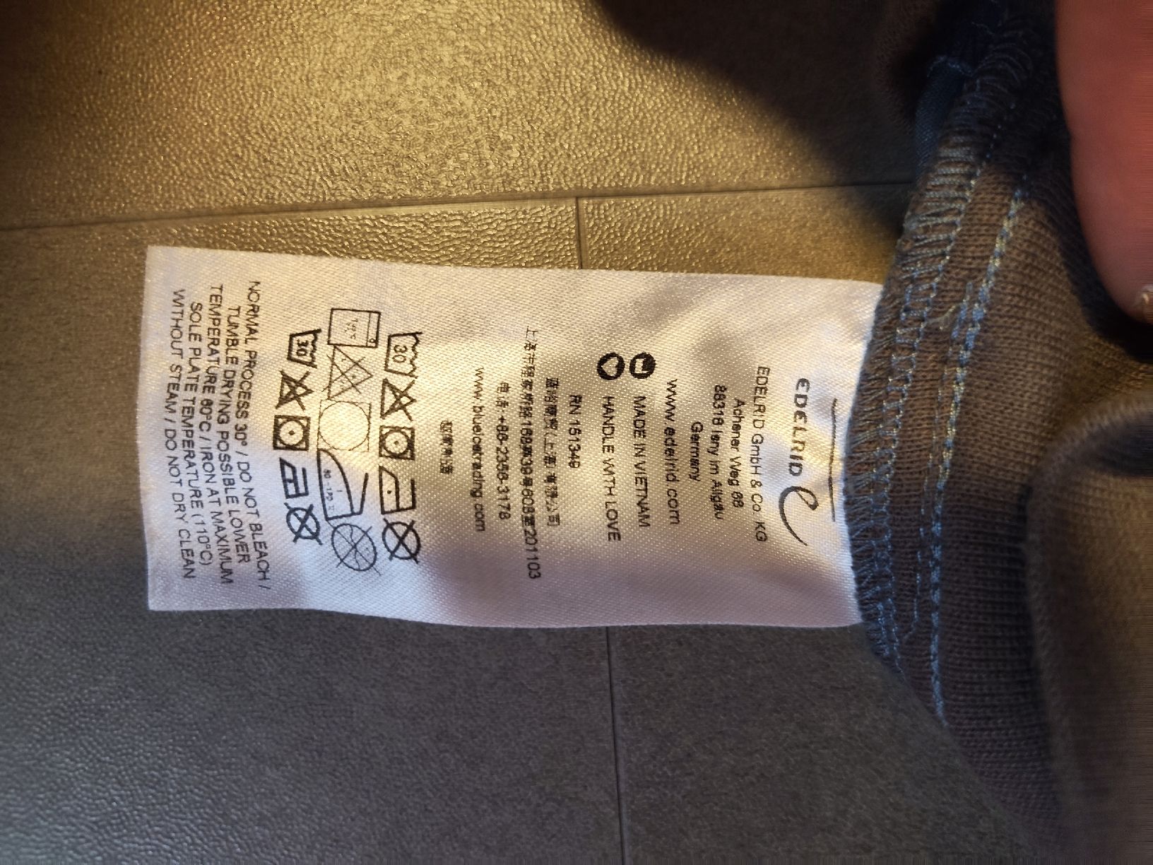 Edelrid Pantaloni: Boulderhose EDELRID blau grau Grösse S – Nuovo (secondo la descrizione) da Au TG venduto da Michelle_9711 6