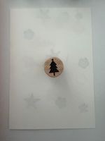 Rubber stamp: Christmas tree 
