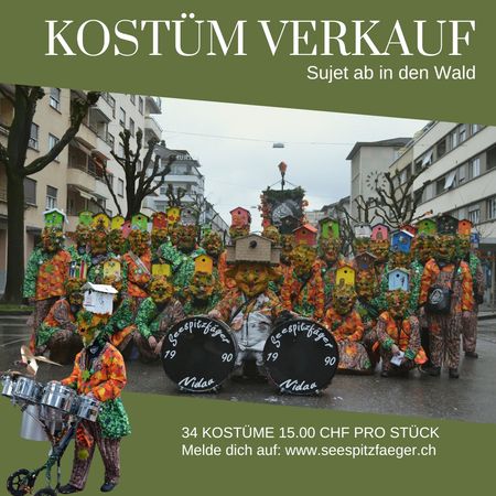 Kostüme zu verkaufen!  Von der GM Seespitzfäger Nidau
