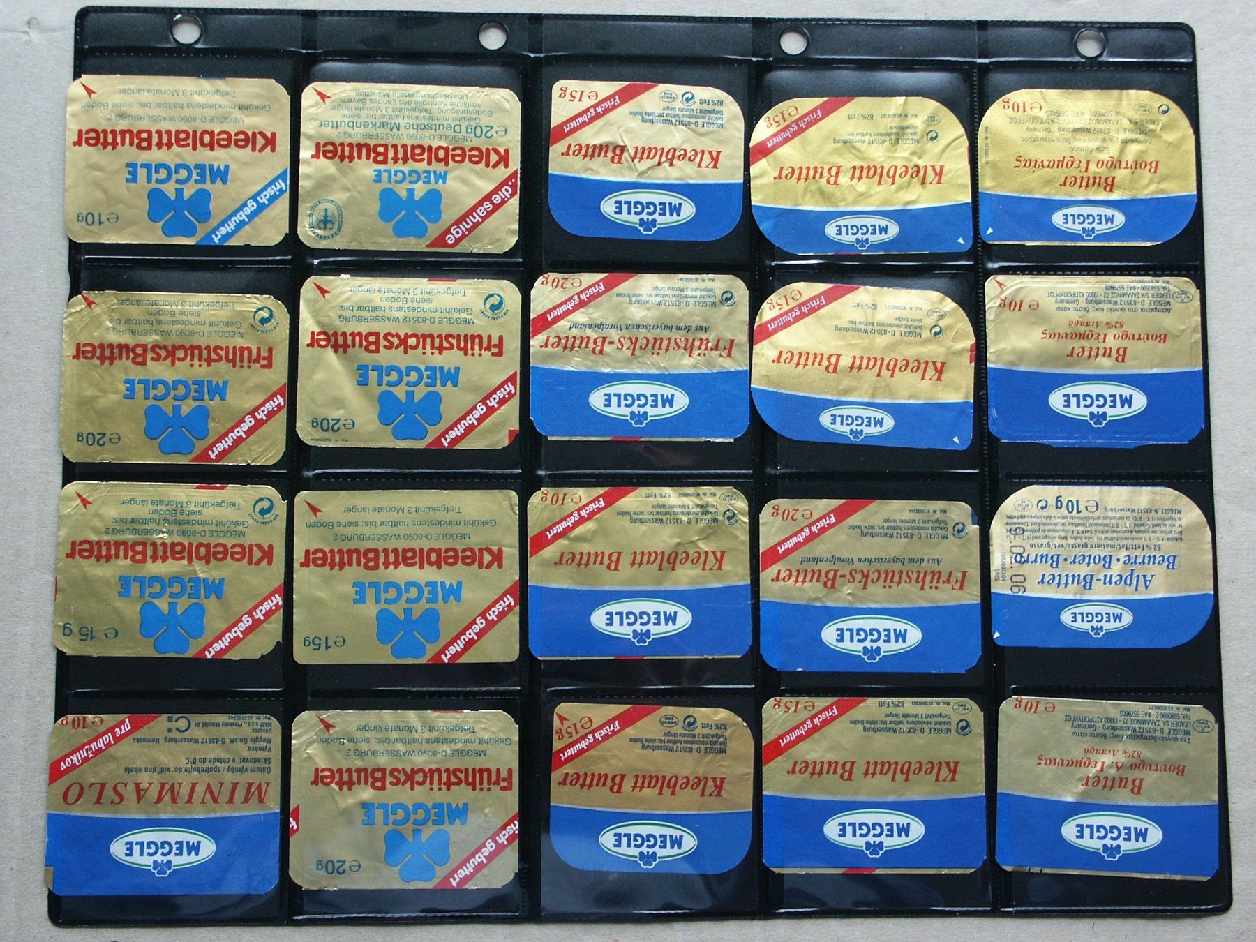 Kaffeerahmdeckel: 40 Verschiedene Butterdeckeli – Gebraucht aus Niederglatt ZH von herzblatt5449 1