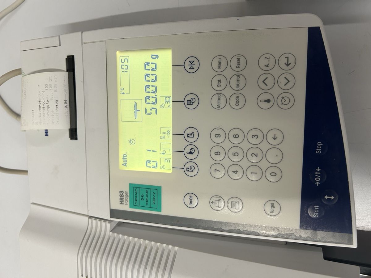 Alle Maschinen: Mettler Toledo HR83-P Halogen Moistureanalyser – Gebraucht aus Schupfart von philippb06 1