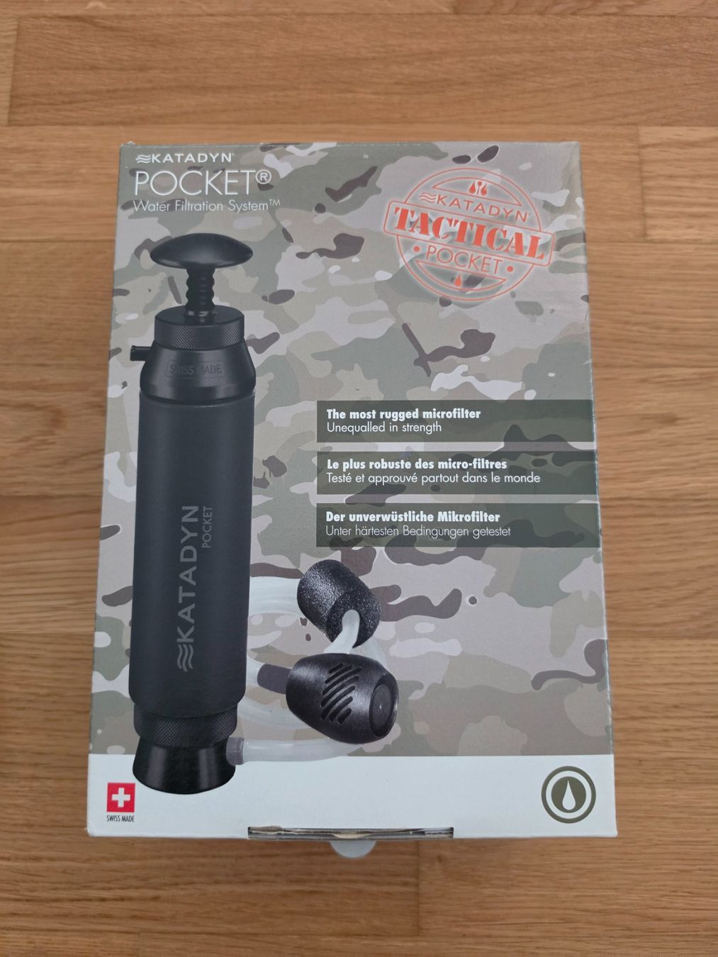 Katadyn Sanitari: Katadyn Tactical Poket Wasserfilter – Usato da Felben-Wellhausen venduto da REALLIFE20 2