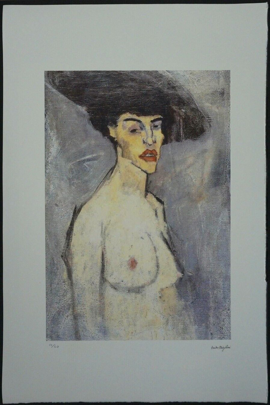 Foto & Immagini: Amedeo Modigliani   HANNUMMERIERT  DRUCKSIGNIERT – Usato da Gersau venduto da kunst-online