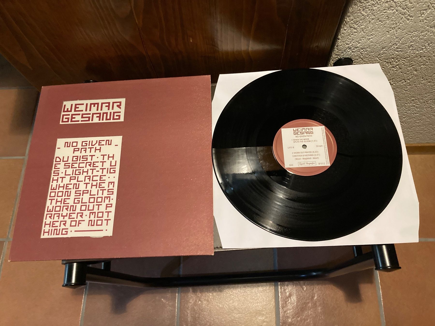 Vinyles: Weimar Gesang - No Given Path EP (12") – D'occasion à Fribourg par Karushi 1