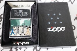 ZIPPO Feuerzeug - THE BEATLES - ABBEY ROAD - twoside - 1996