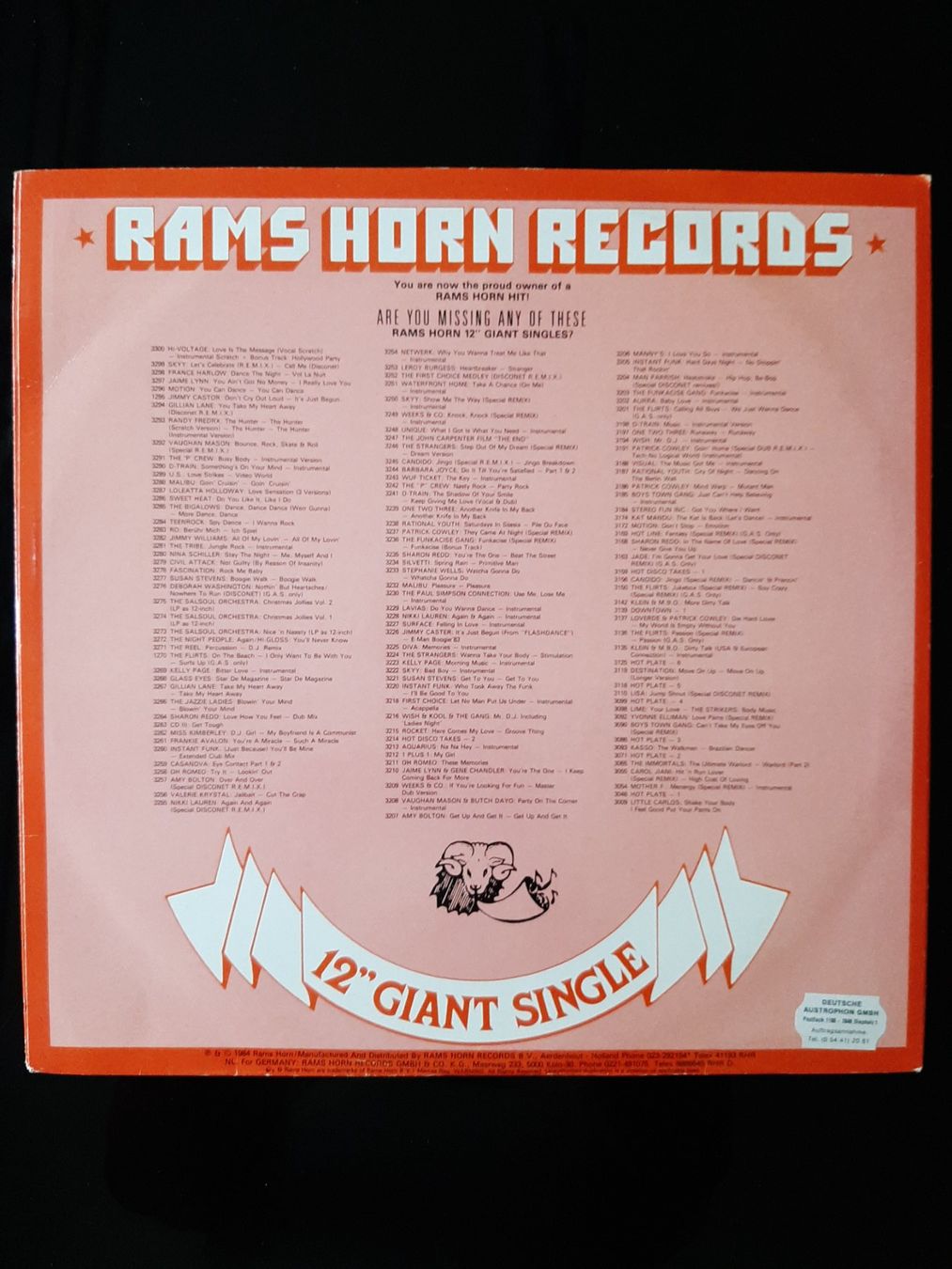 Vinyles: Maxi Single von Various aus 1984 – D'occasion à Kreuzlingen par Jack.Daniels 3