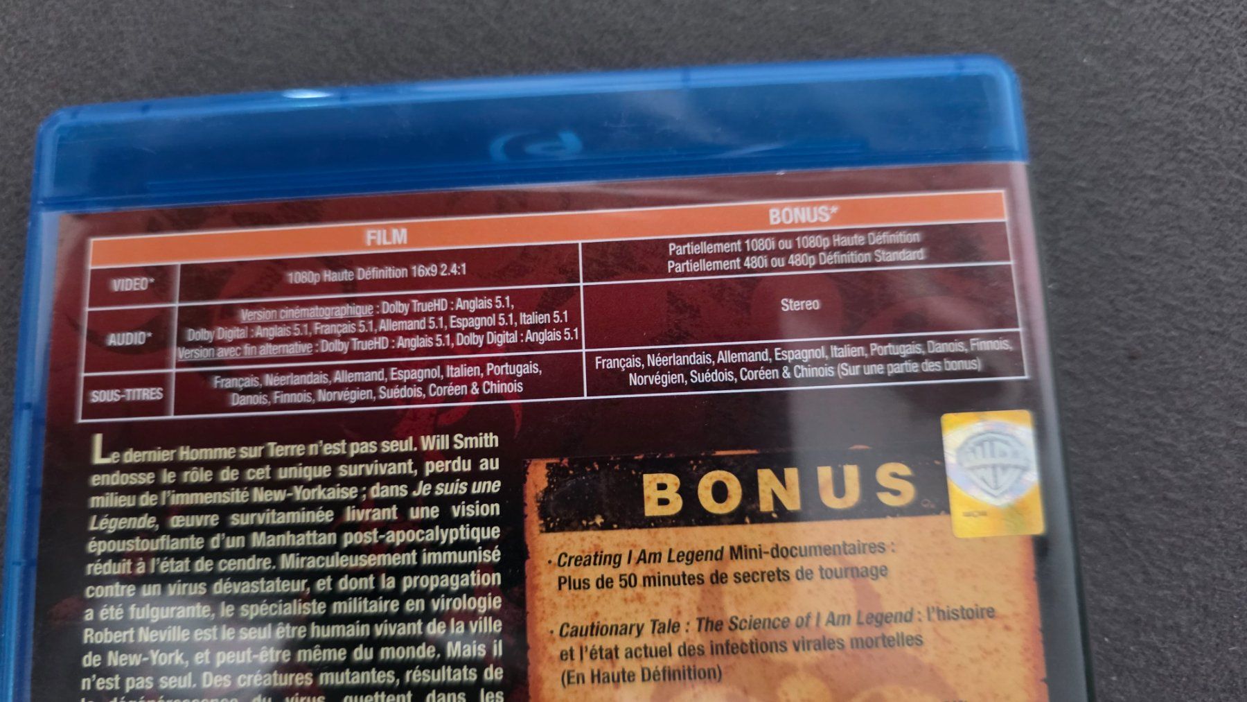 Tutti i DVDs: Je suis une légende Will Smith – Usato da Bionnens venduto da Meg011 1