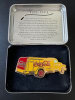Pin Coca Cola Topzustand LKW Lastwagen Auto mit Box!