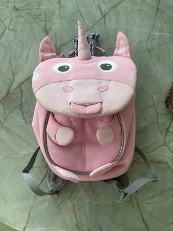 Kinderrucksack Affenzahn Einhorn pink guter Zustand