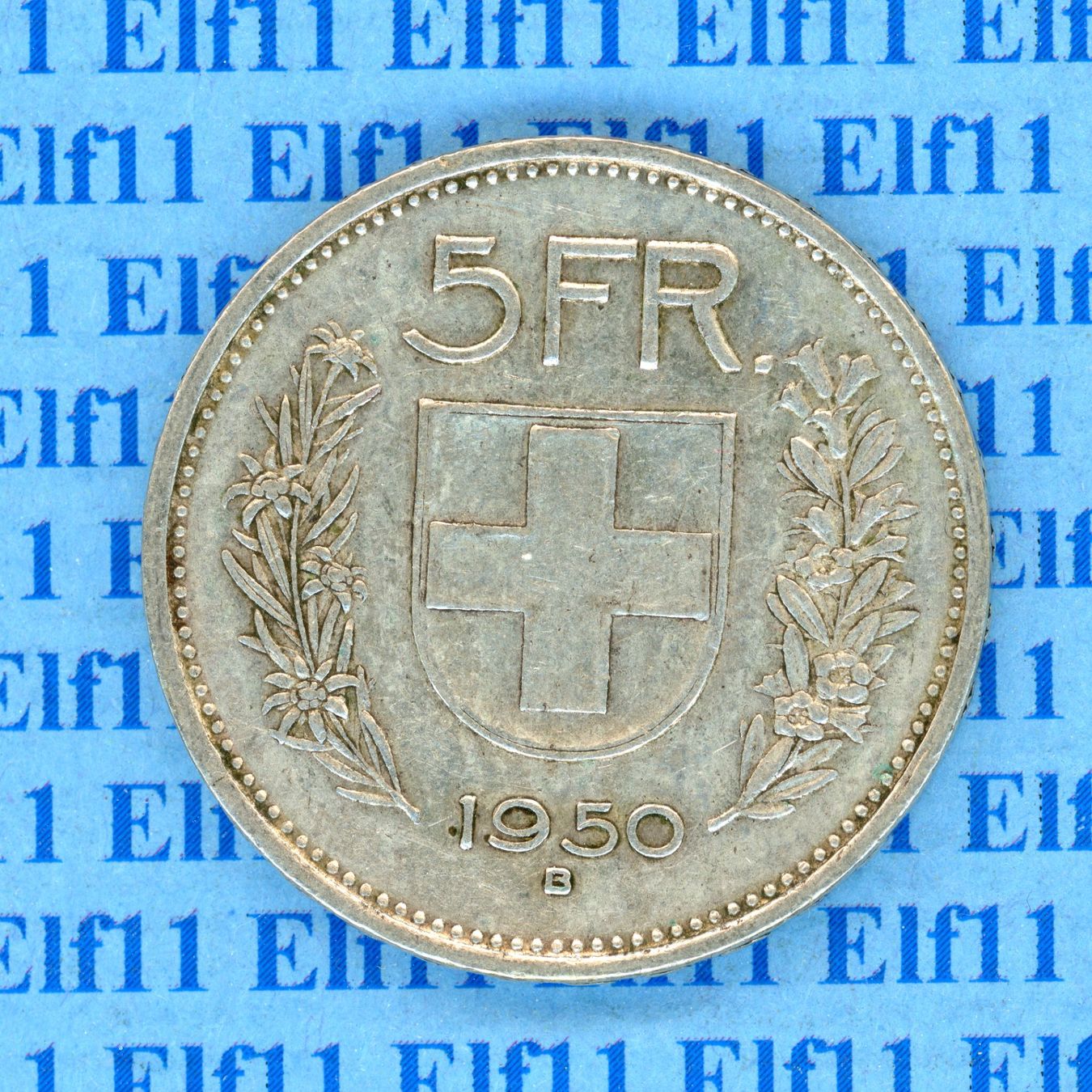 Tutti le monete: CHF___5.00 1950 ss-vz 5 Franken – Usato da Widnau venduto da Elf11