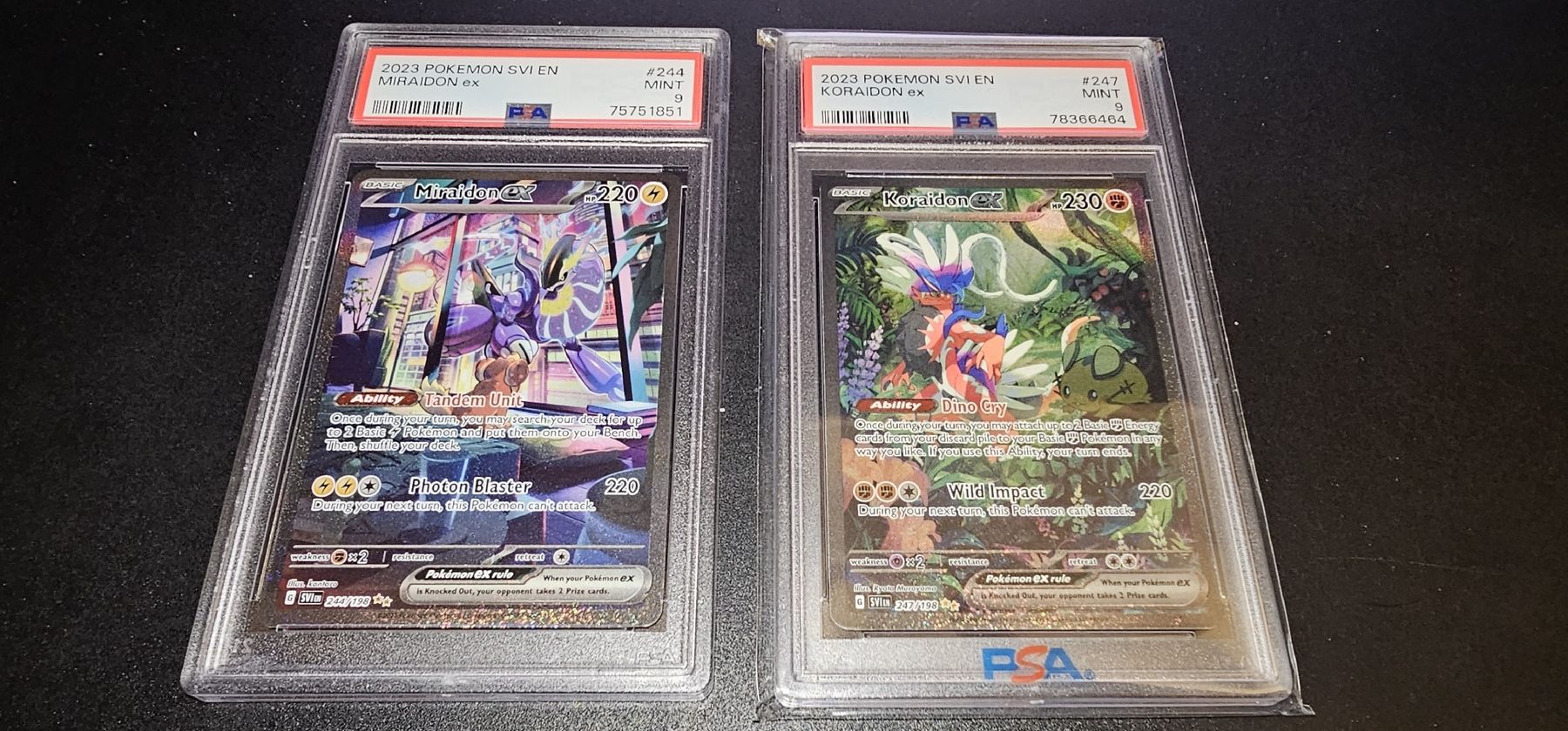 Pokémon Carte collezionabili: Koraidon Miraidon Masterset PSA 9 – Nuovo (secondo la descrizione) da Zollikofen venduto da TonisRetroResale 2