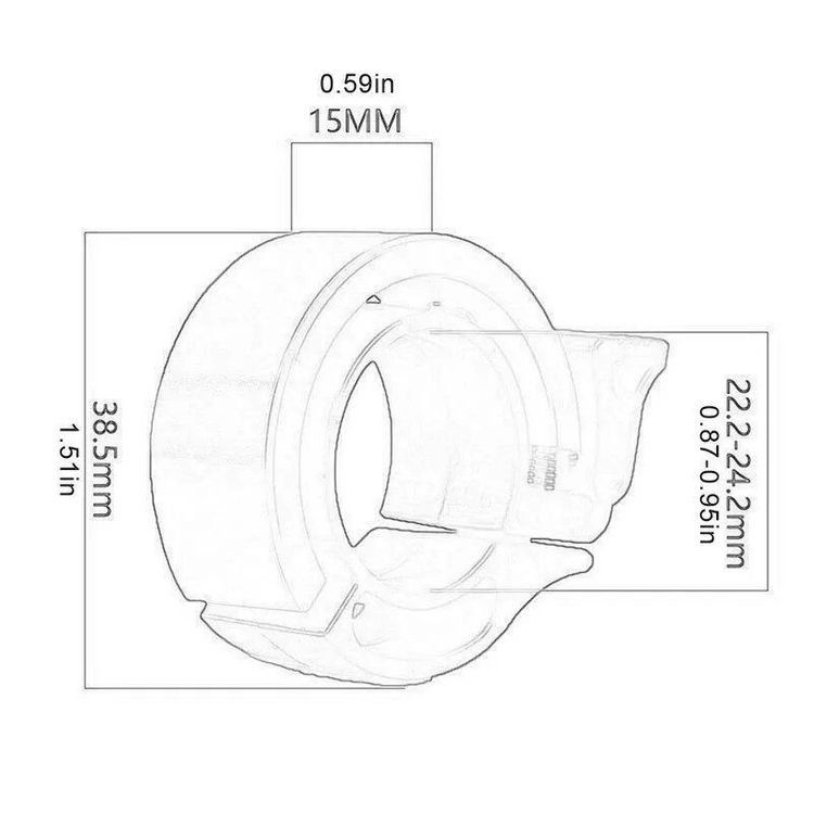 Pezzi di ricambio: Neue Fahrradklingel Schwarz - schlankes Design – Nuovo (secondo la descrizione) da Steinmaur venduto da ShOWTeK 4