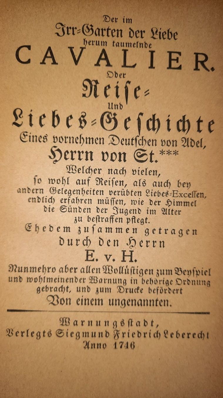 Bücher: IM IRRGARTEN  DER LIEBE  HERUMTAUMELNDE – Gebraucht aus zürich von gabab 8