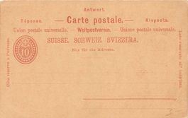 Postkarte Ganzsache ungelaufen - 10 Rp