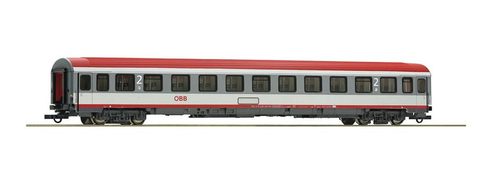 Rame Roco UIC B7D Époque 4 – Voitures Et Fourgon Vert/Ciment – Édition Limitée HO (1/87) – Occasion Exceptionnel