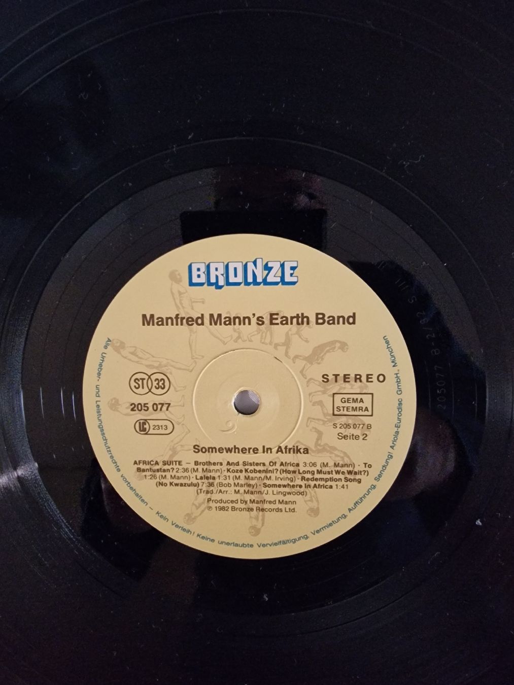 Schallplatten: Manfred Mann's Earth Band - Somewhere in Afrika – Gebraucht aus Pfaffnau von gunport 5