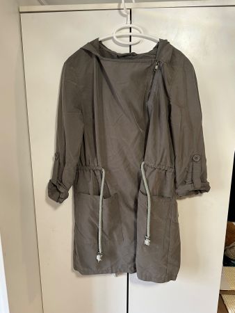 Damen Mantel Chicorée Grau/braun Grösse XS guter Zustand