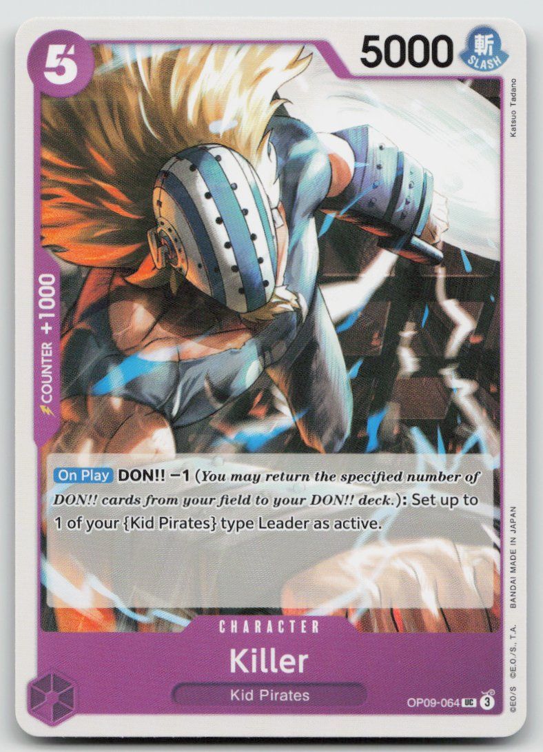 Bandai Cartes à collectionner: One Piece Killer OP09-064 UC – D'occasion à Lugano par VlaseCard