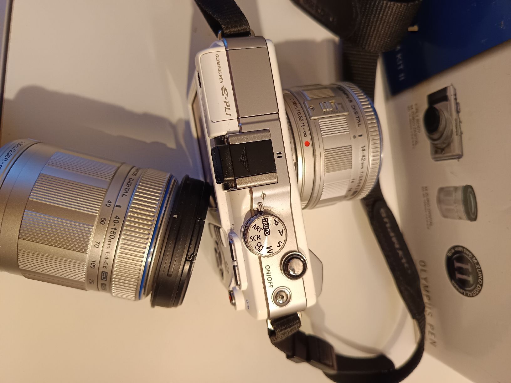 Olympus Fotocamera: Olympus PEN E-PL1 mit M.Zuiko 14-42mm Objektiv weiss – Usato da Romanshorn venduto da Stark_Tony8 4