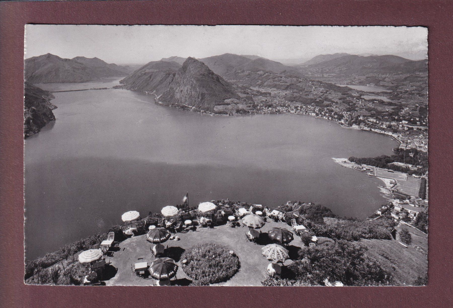 Ansichtskarten: MONTE BRE KULM - 1956 – Gebraucht aus Pully von nicecards