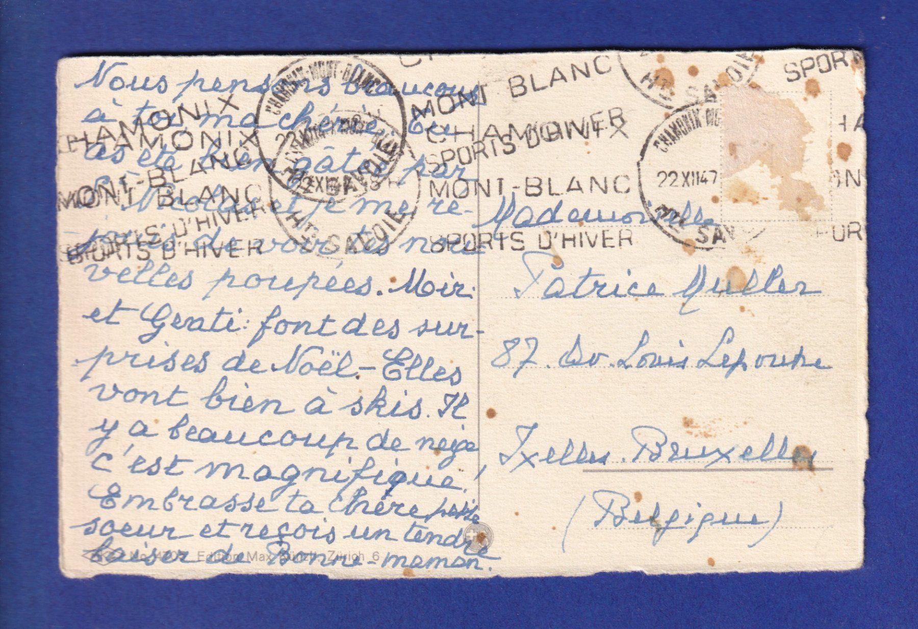 Cartoline postali: CHAT - Chats humanisés – Usato da Pully venduto da nicecards-shop 1