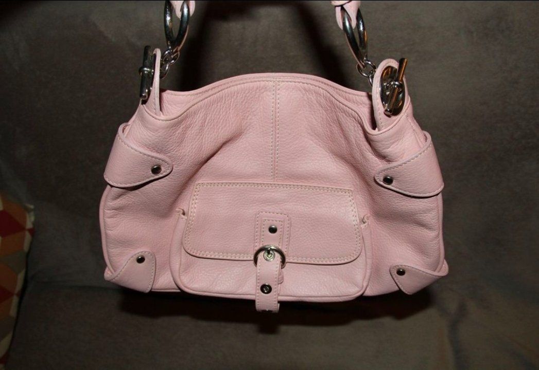 Borse: Rosa Damen Tasche aus Leder – Usato da Schlieren venduto da ela_x7qh 2
