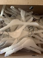 56 cintres Enfant plastique blanc transparent 30cm solide