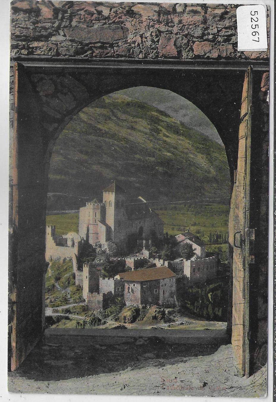 Cartoline postali: Sion - Cathedrale de Valere – Usato da Ettingen venduto da Kartenplanet