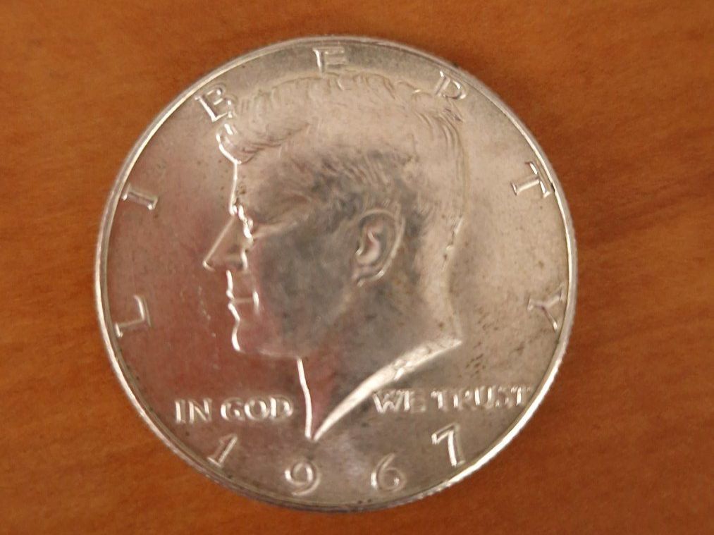 Alle Münzen: Half Dollar Kennedy-Münze 1967 – Gebraucht aus Kreuzlingen von stella109