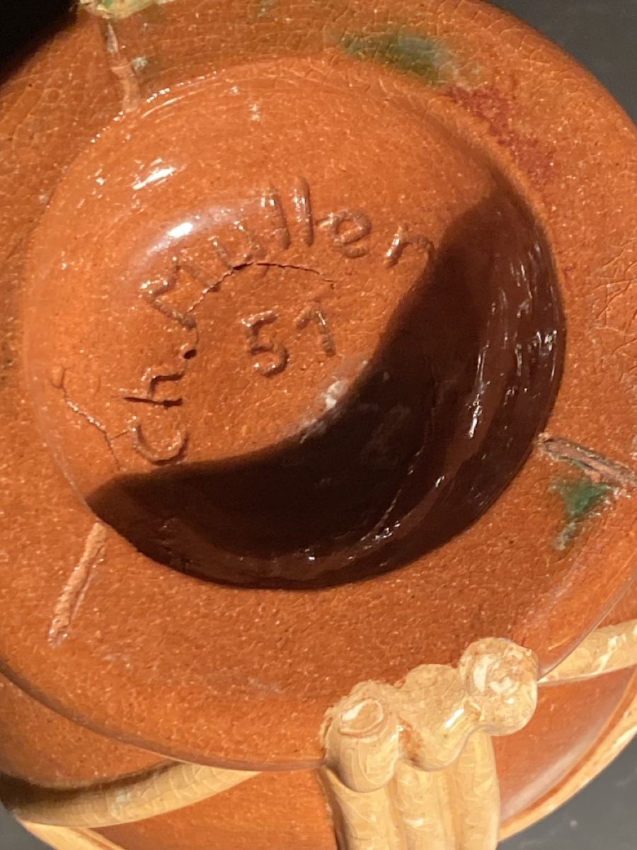 Müller Vasi & Recipienti: Vase en céramique de Charles Muller – Usato da Bevaix venduto da Dominixx52 4