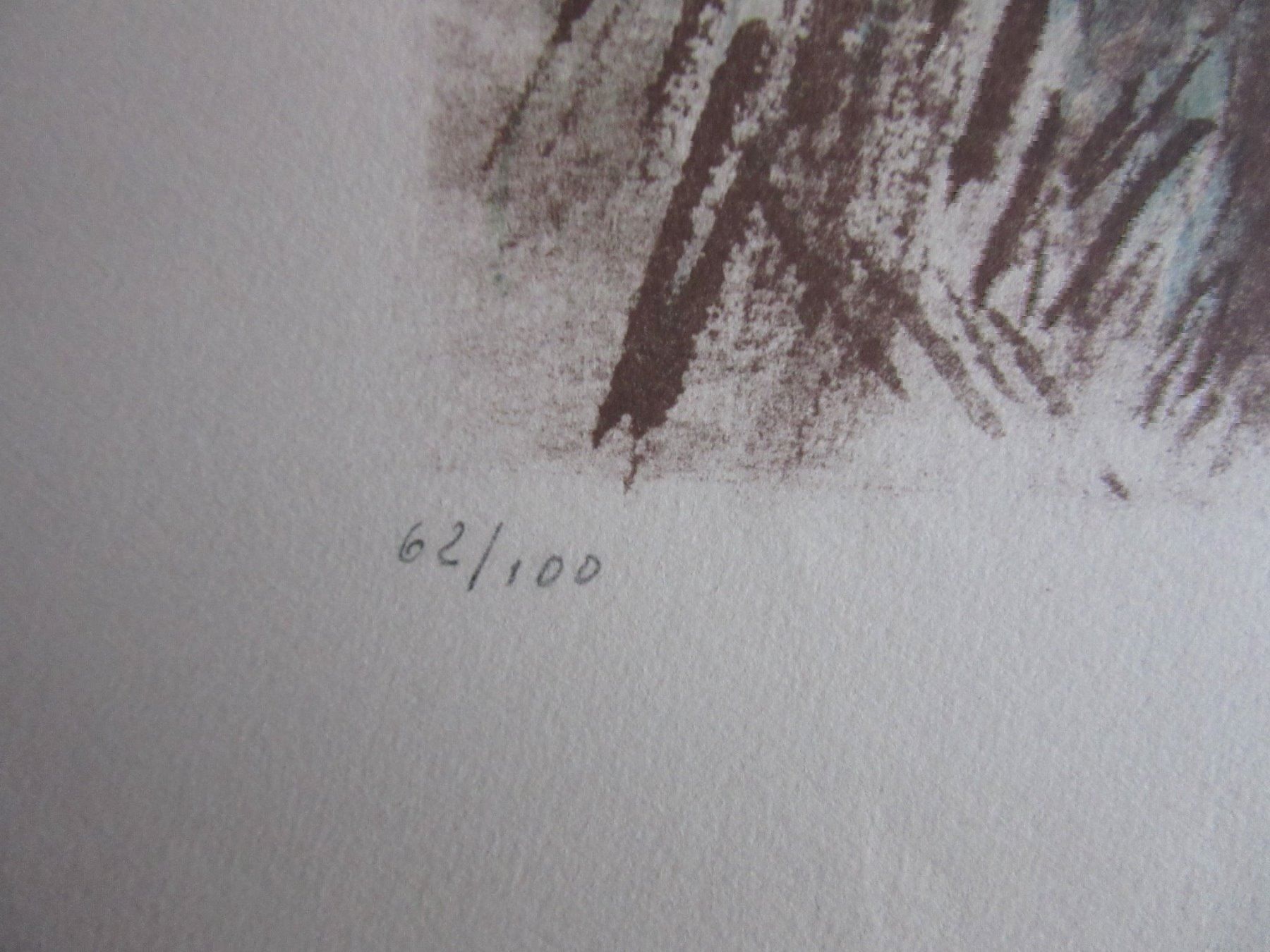 Grafica & Litografie: CURT MANZ  LITHOGRAPHIE SIGNIERT NUMERIERT – Usato da Gersau venduto da grafik-kunst 4