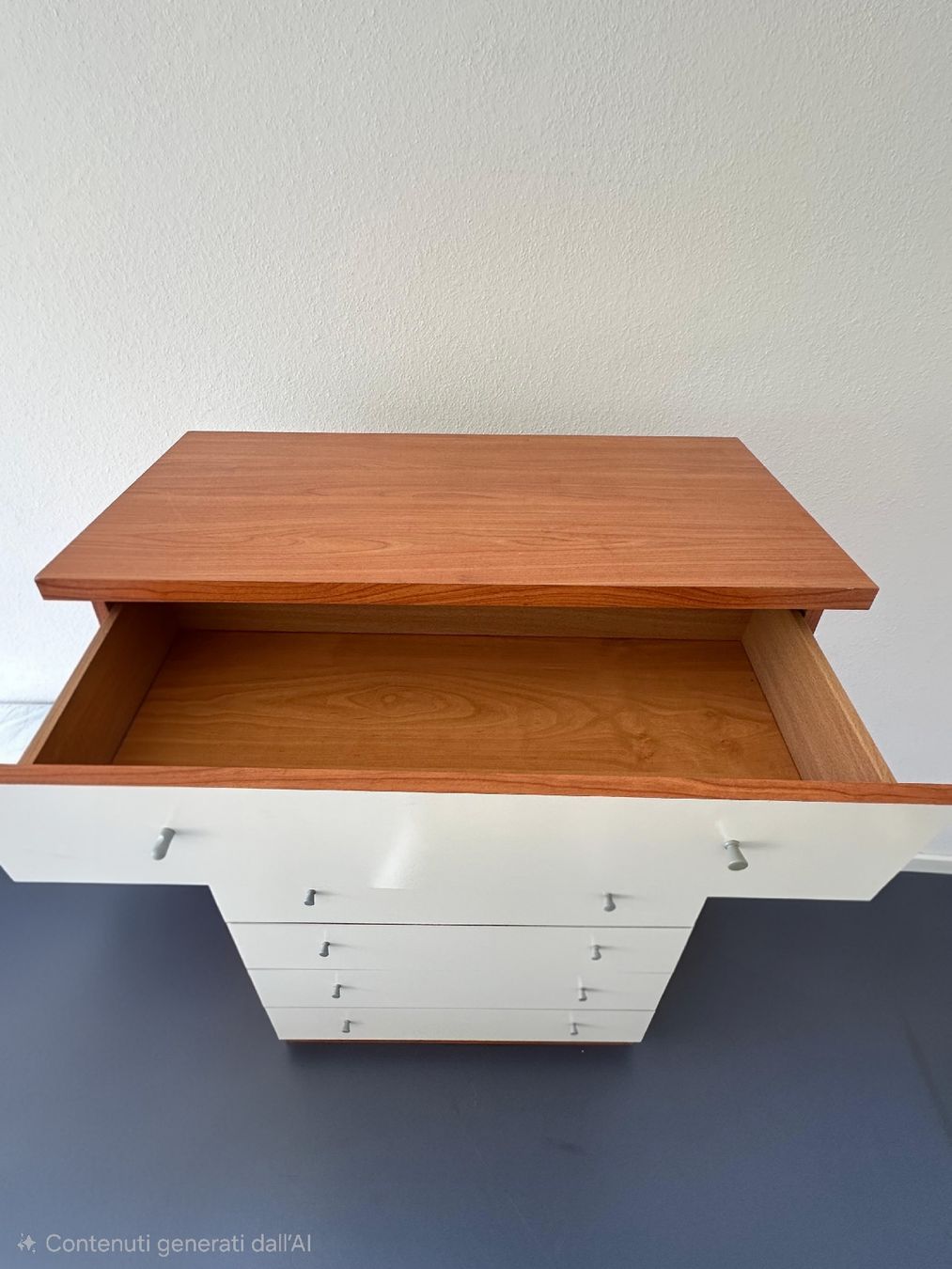 Kommoden: Kommode weiss/Kirschbaum, 7 Schubladen – Gebraucht aus Zürich von has_lvv7 1
