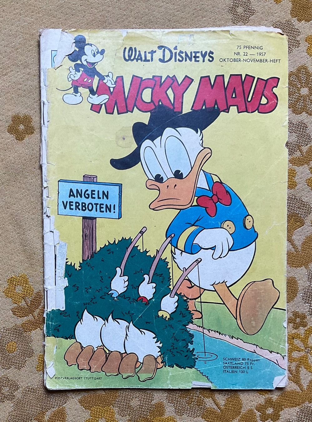 Fumetti: Micky Maus Heft Nr 22 von 1957 – Difettoso da Endingen venduto da nathan05