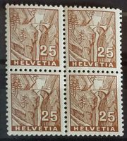 W) 199, Viamalaschlucht im 4-Block postfrisch Kt. 120.-