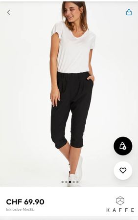 Kaffe Capri Hose / Kurze Hose, M