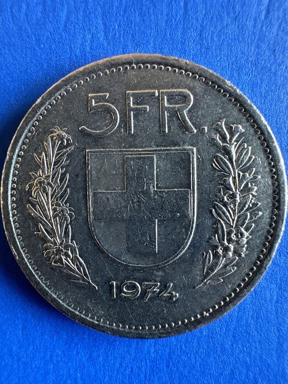 Pièce Commémorative Eisenhower 1974 Plaquée Argent - Laiton, Finition Argenté Et Noir - Pour Collection