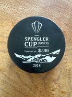Puck Spengler Cup  / offizieller Game-Puck 2018