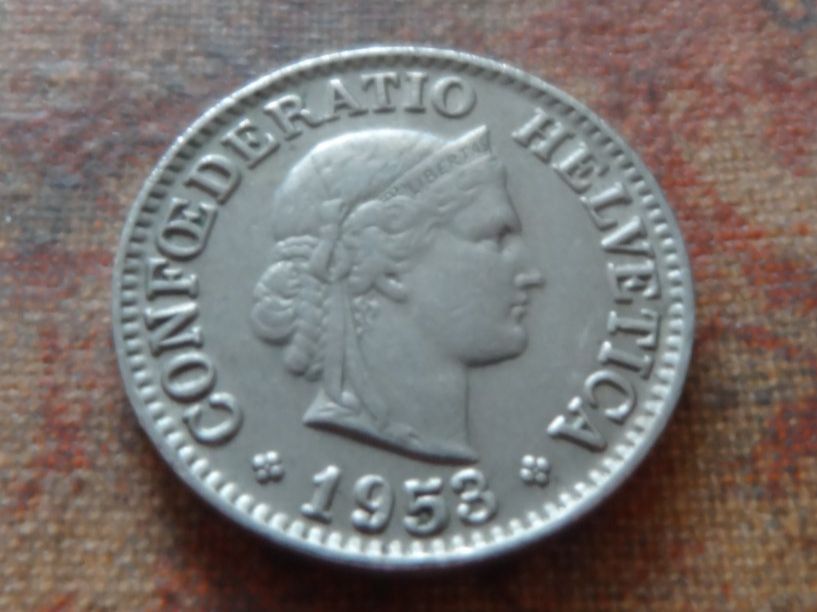 Tutti le monete: 10 Rp. 1953  (C) – Usato da Romanel-sur-Lausanne venduto da Swift13