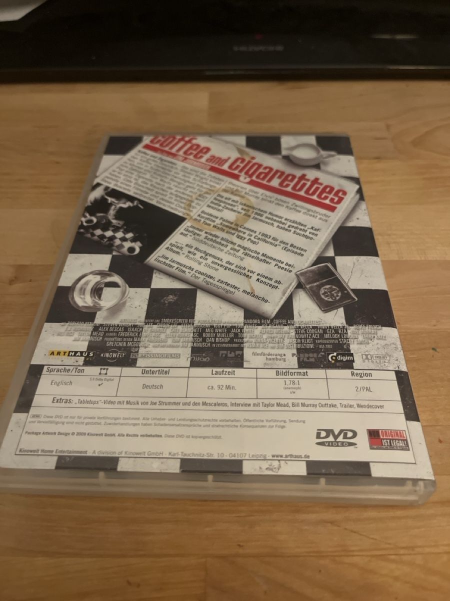 Alle DVDs: Coffee and Cicaretts dvd – Gebraucht aus Sargans von pat_lqj7 1