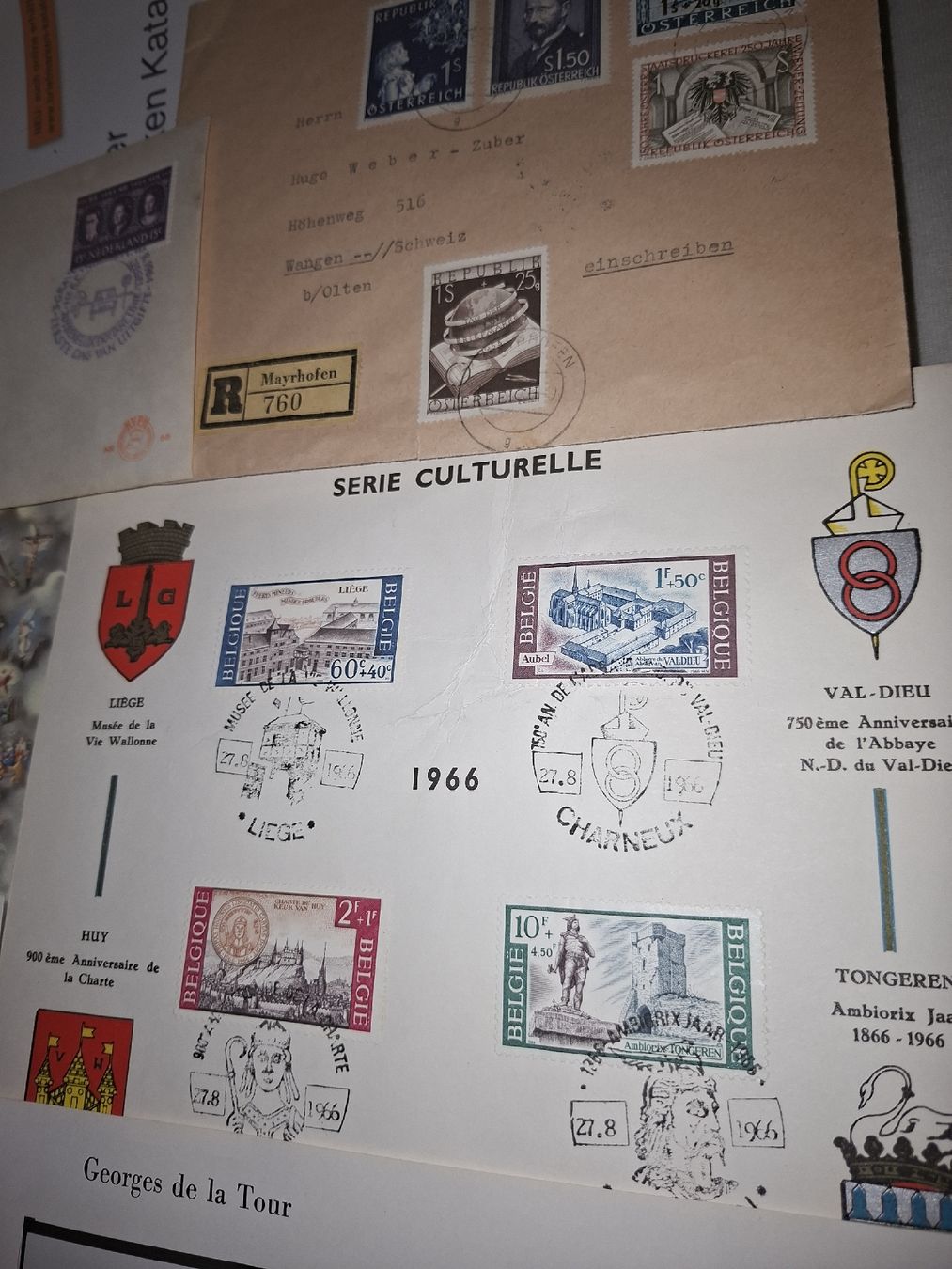 Alle Briefmarken: Lot diverser Briefe / Karten eca Ausland – Gebraucht aus Balgach von SIMEON27 4