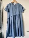 Kleider: Neues hellblauses Kleid aus Baumwolle von Moshkiki – Neu (gemäss Beschreibung) aus Brunnen von bahari02