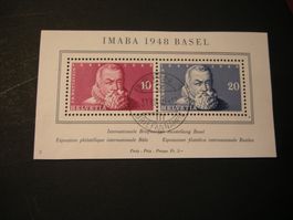 1948, IMABA - BLOCK Nr. W31, LETZTTAG, BERN 31.XII.48. - 12