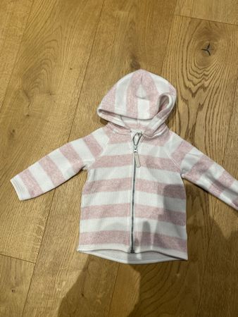 Baby Strickjacke mit Kapuze, Grösse 68
