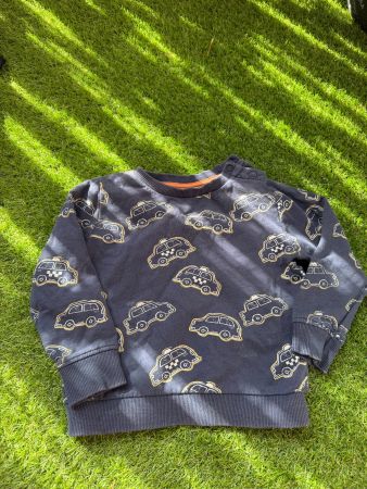 Baby Friends Pullover Auto blau Grösse 92