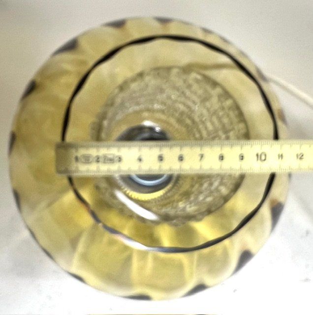 Lampadari & plafoniere: Hängelampe mit gelblichem Glas – Usato da Zürich venduto da gigimai67 6