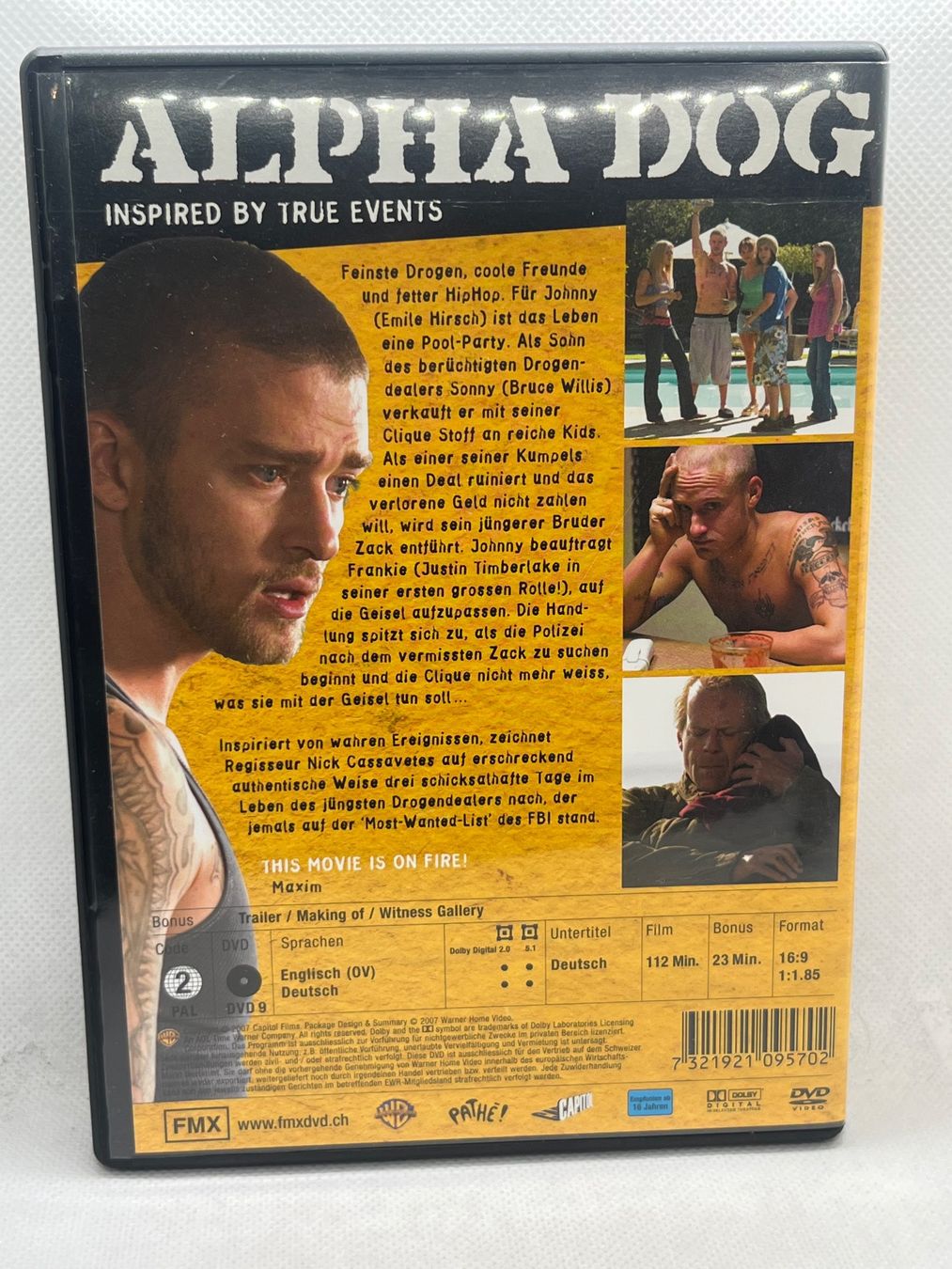 Alle DVDs: DVD Alpha Dog Tödliche Freundschaften – Gebraucht aus Hinterkappelen von Kim1992 1