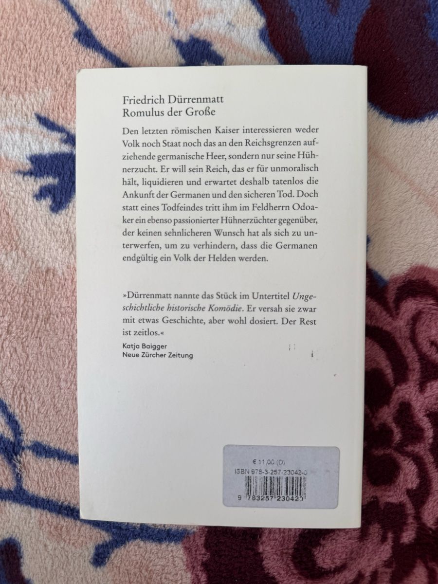 Libri: Romulus der Grosse Buch – Nuovo (secondo la descrizione) da Horgen venduto da med_sh5v 1
